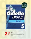 Gillette BLUE II PLUS disposable razor blade 5 u